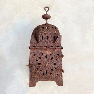FLASH SALE!! Mexican, Moroccan or Indian Style Rustic Candle Lantern